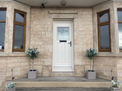Cream Composite Door