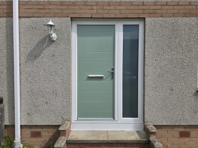 Chartwell Green Composite Door and Sidelight