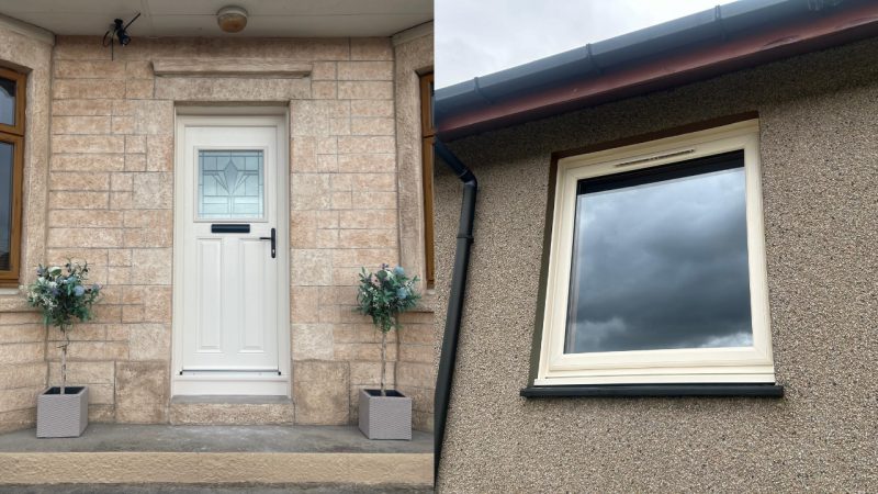 Cream Windows and Doors