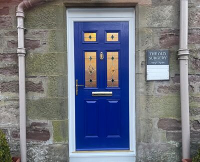 Blue Composite Door