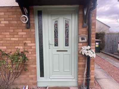 Chartwell green uPVC door