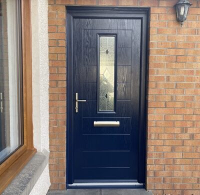 Steel Blue Door