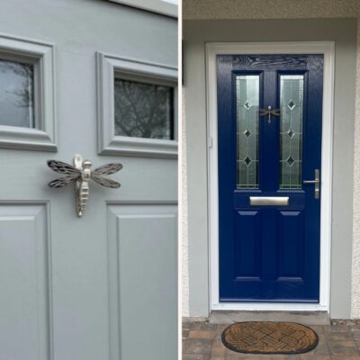 Brassbee Dragon Fly Knocker