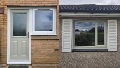 Pebble Grey Windows and Doors Stirling