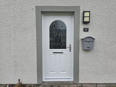 White Composite Door