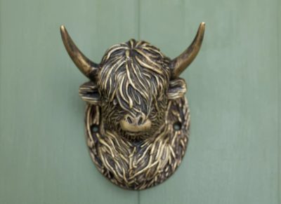 Highland Cow Door Knocker