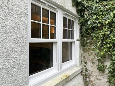 White Vertical Sliders