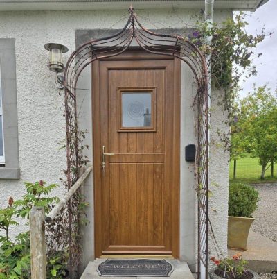 Oak uPVC Door