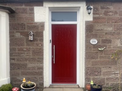 Red Composite Door