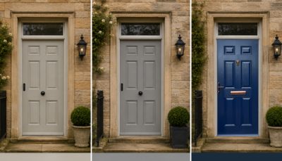 Sandstone property door styles