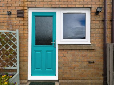 Turquoise Blue Composite Door