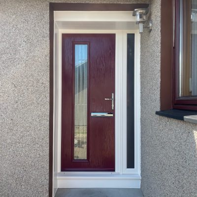 Wine Red Composite Door